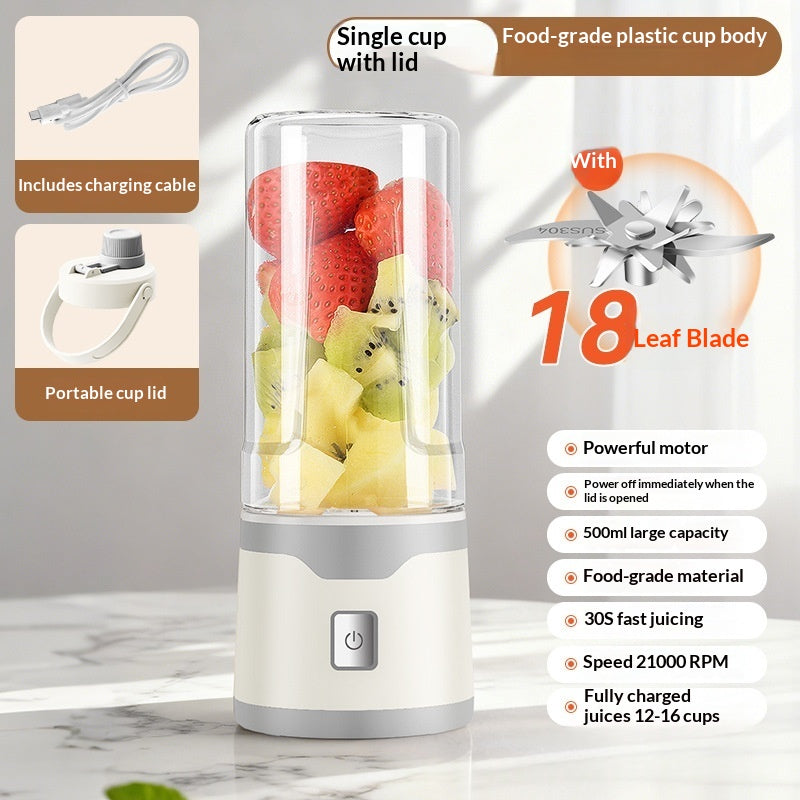 ZAMORA MART automatic fresh juicer with stainless steel body and citrus fruit feeding chute on a water-translucent background.