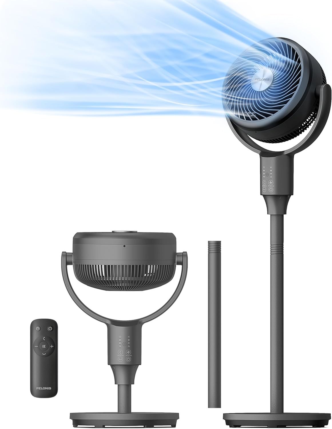ZAMORA MART air circulation fan showing adjustable blades and modern design for efficient cooling and airflow.