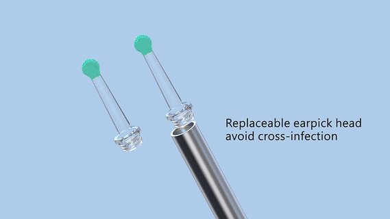 ZAMORA MART earwax removal kit with applicator and cleaning tools for safe ear hygiene, shown in a video demonstration.
