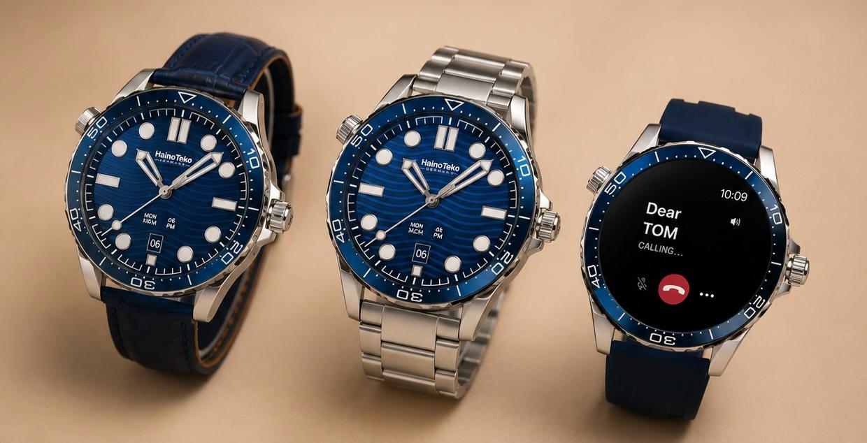 ZAMORA MART RW-48 Smart Watch displaying digital screen with time, date, and fitness tracking features.