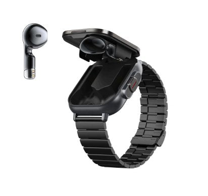 ZAMORA MART A70 Smart Watch with black band and digital display showing time and health metrics on a white background.