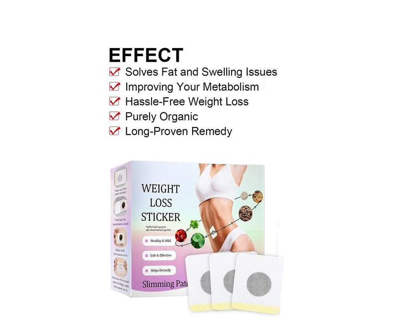 ZAMORA MART abdomen slimming patch, set of 30, adhesive patches designed to help reduce abdominal fat and enhance slimming.