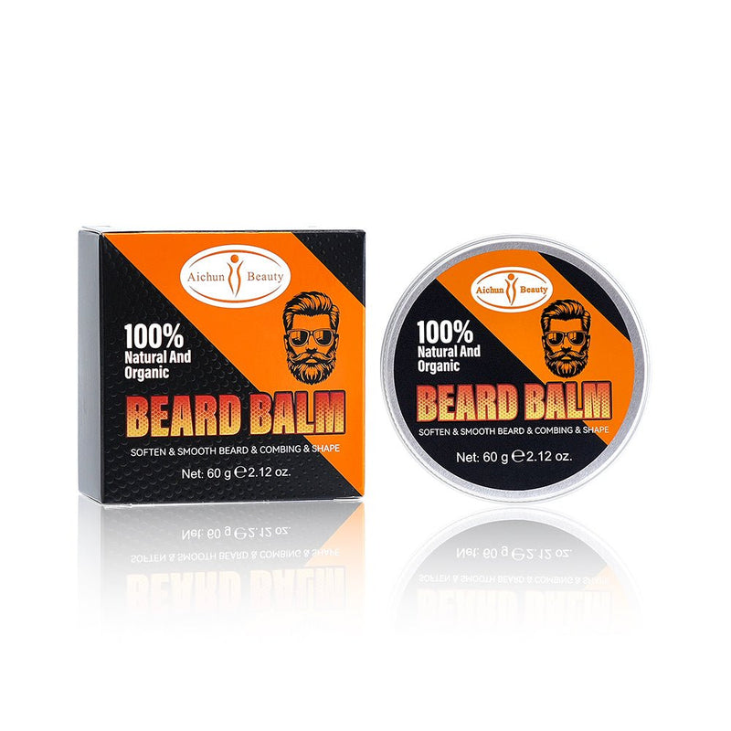 ZAMORA MART beard balm in a jar, showing a smooth, nourishing formula for beard grooming and style care.
