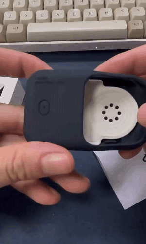 ZAMORA MART smart watch power bank showing compact design and charging ports for portable device power.