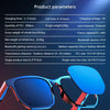 ZAMORA MART Bluetooth Smart Sunglasses with water-resistant design, suitable for sports and running, featuring built-in Bluetooth connectivity.
