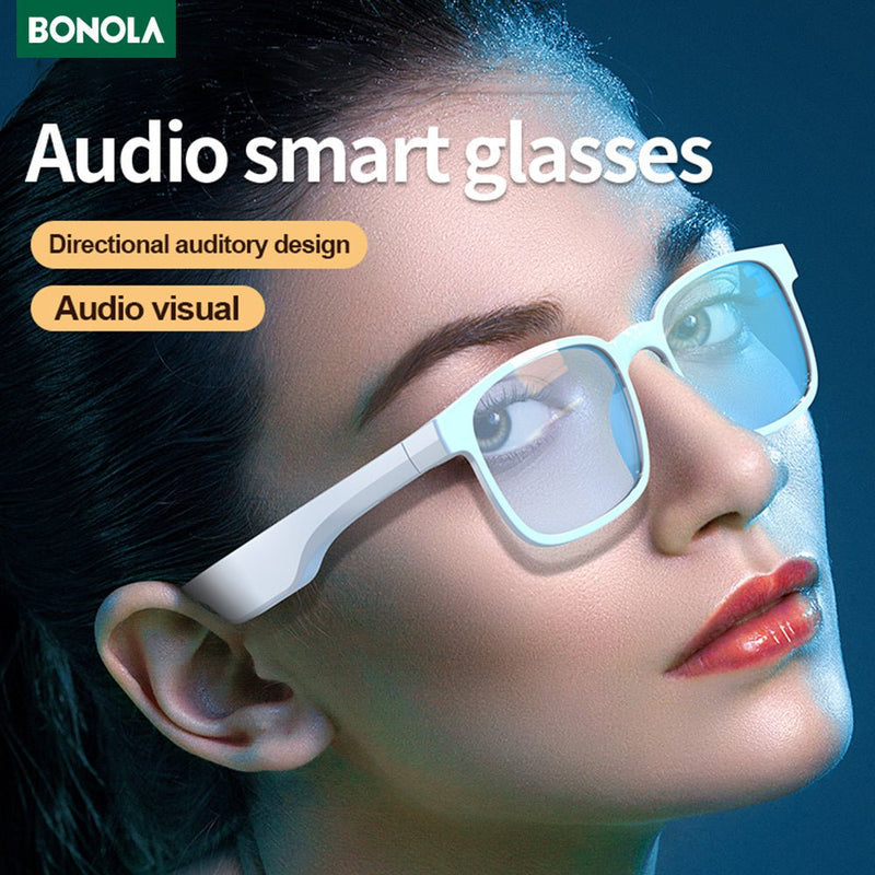 ZAMORA MART Bluetooth Smart Sunglasses with waterproof design, compatible with Apple devices, ideal for sports and running.