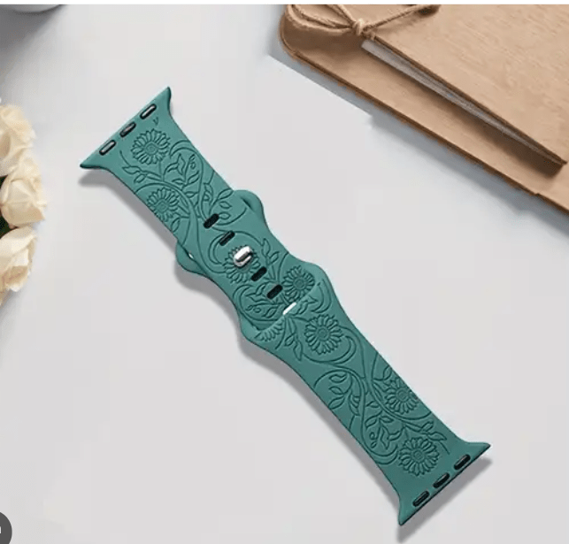 Silicone watch strap by ZAMORA MART, flexible and durable accessory featuring a sleek design for comfortable wear.