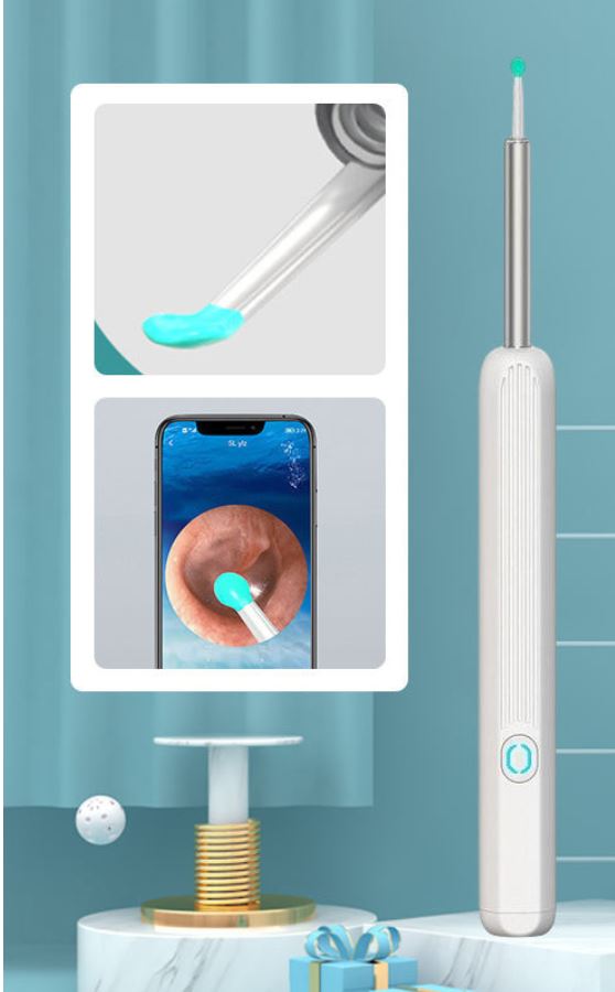 ZAMORA MART earwax removal kit with ear cleaning tools and earwax removal drops on a white background