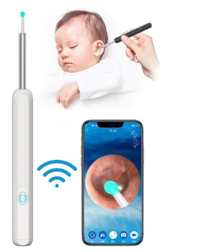 ZAMORA MART earwax removal kit with earwax cleaning tools and tips for safe ear hygiene.