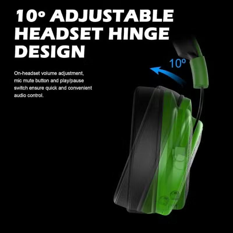 ZAMORA MART Pro 2-in-1 gaming headset with noise-canceling microphone, USB connection, and adjustable headband for immersive gaming.