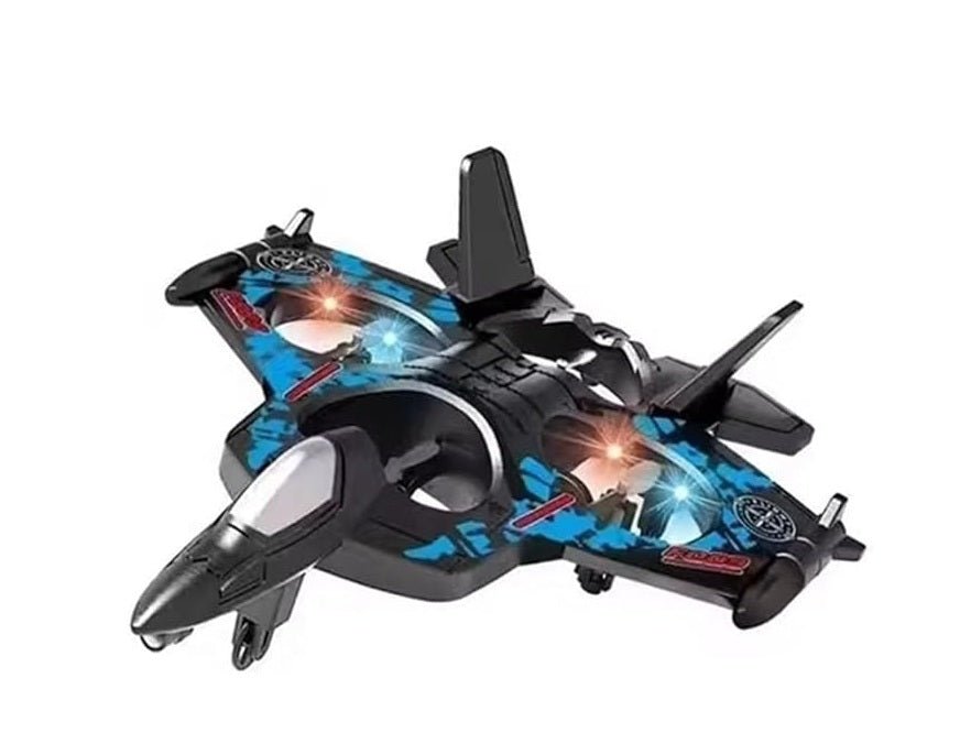 ZAMORA MART fighter remote control jet with sleek design, detailed wings, and vibrant colors, showcasing a high-speed fighter plane in flight.