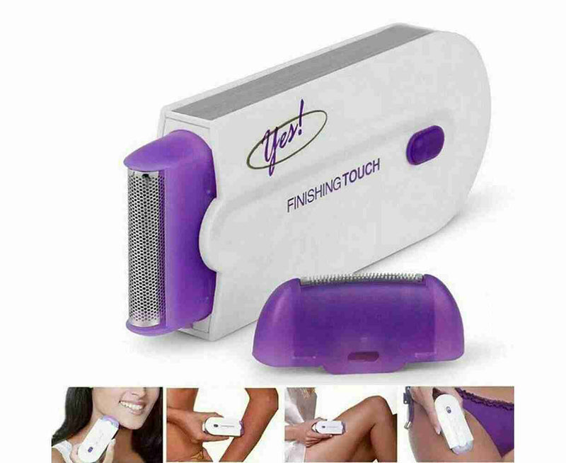 ZAMORA MART Finishing Touch Hair Epilator with a sleek handheld design for gentle hair removal.