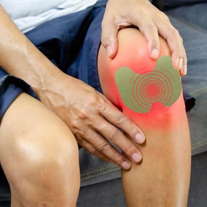 Flexible natural knee pain patches from ZAMORA MART designed to provide targeted relief for knee discomfort.
