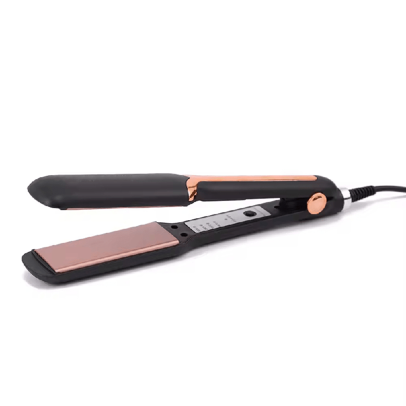 ZAMORA MART Glam Iron hair straightener with ceramic plates and digital temperature control for sleek, straight hair.
