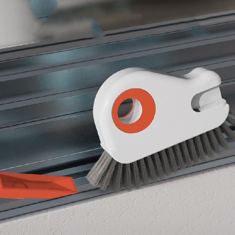 ZAMORA MART cleaning brush with a handle, designed for cleaning household window grooves and kitchen slots.