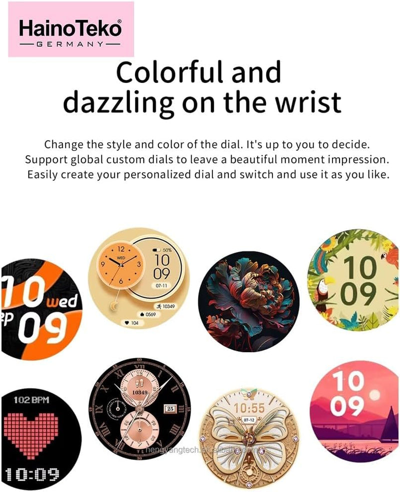 ZAMORA MART 5 Amole Smartwatch with AMOLED display, black strap, and digital watch face showing time and fitness metrics.