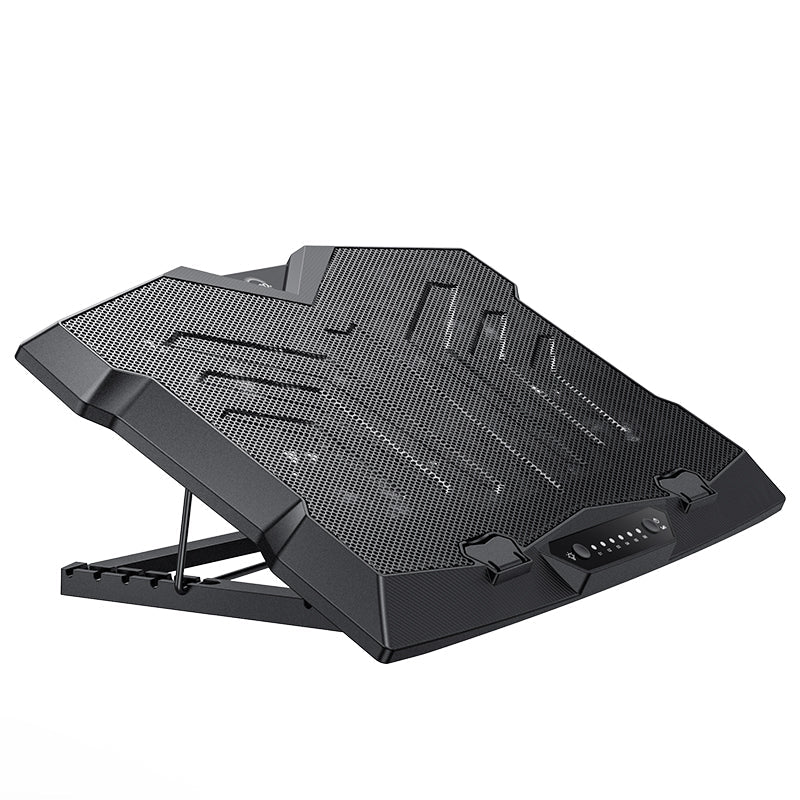 ZAMORA MART Monte Notebook Cooling Fan, portable black cooling fan for laptops, compact design for effective heat dissipation
