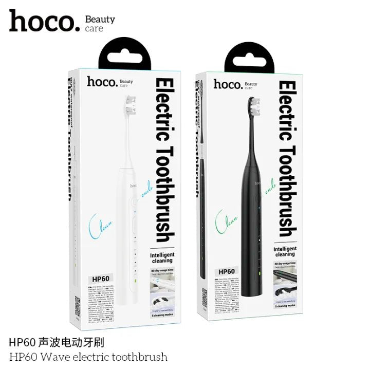 ZAMORA MART Wave Electric Toothbrush with sleek design and ergonomic handle, showcasing its brush head and modern appearance.