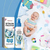 ZAMORA MART stain remover bottle for treating fabric stains, with a white and blue label and clear cap.
