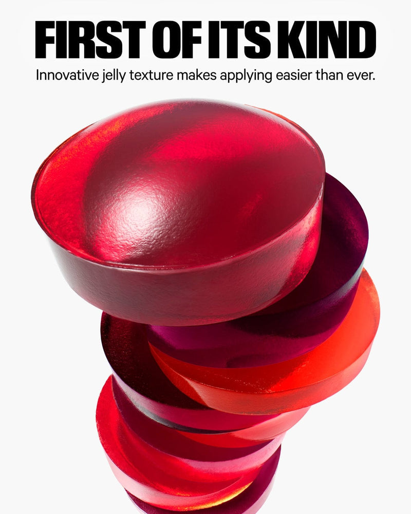ZAMORA MART Jelly Blush Stick for Lips in a sleek, transparent container with a soft pink hue, designed for natural lip color.