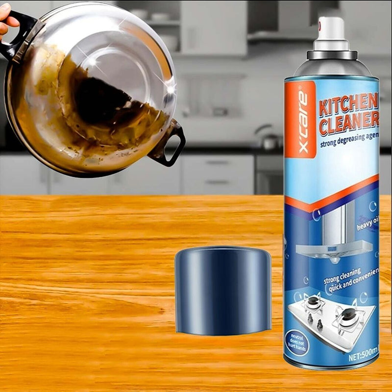 ZAMORA MART kitchen cleaner spray bottle with a spray nozzle, designed for cleaning kitchen surfaces and appliances.