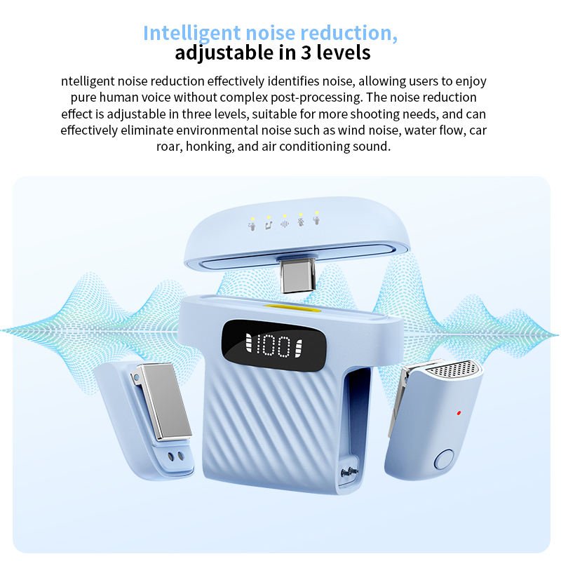 Mini wireless microphone by ZAMORA MART, compact handheld microphone for clear audio recording and streaming.