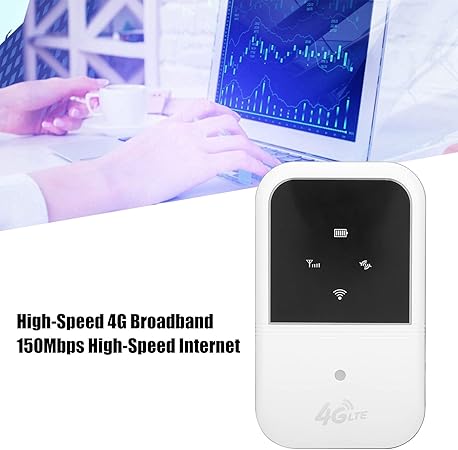 ZAMORA MART mobile WiFi 4G/5G LTE device showing signal indicators and compact design for portable internet connectivity