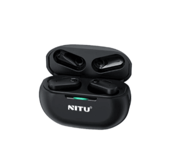 ZAMORA MART dual-driver Bluetooth earphones with in-ear design and inline controls, black and silver color.
