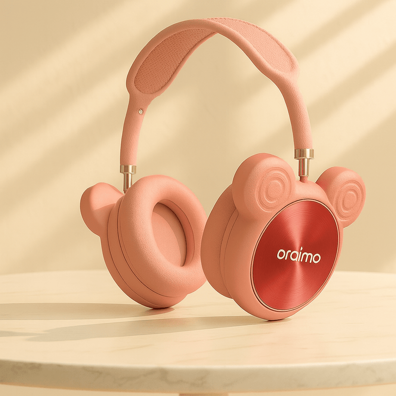 Wireless ZAMORA MART headset with cushioned ear cups and adjustable headband, designed for comfortable listening.