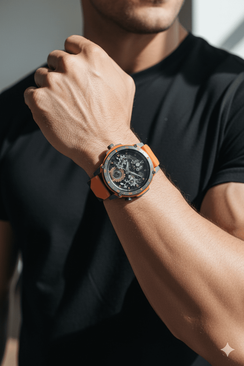 ZAMORA MART 7 Amoled Smartwatch with sleek black band and vibrant display showing time and fitness stats.