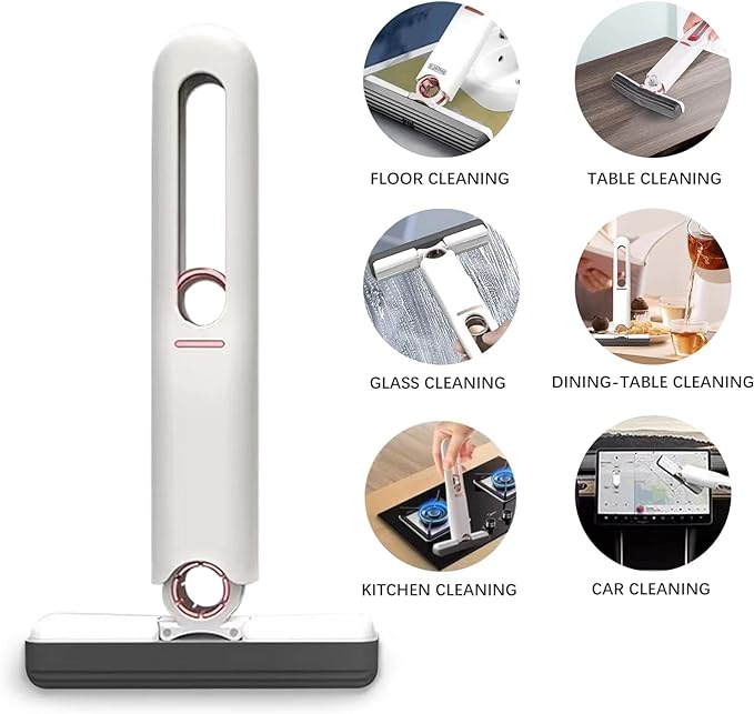 ZAMORA MART portable self mini mop with compact design and ergonomic handle for easy cleaning.