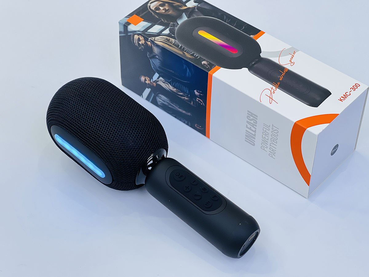 ZAMORA MART portable wireless speaker with compact design and built-in controls for music playback and volume adjustment