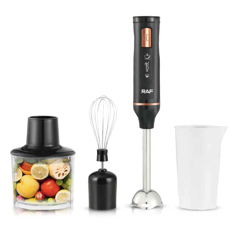 ZAMORA MART 4-in-1 blender set with multiple blending jars and accessories, ideal for smoothies, soups, and food processing.