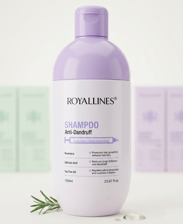 ZAMORA MART anti-dandruff shampoo bottle with white and blue label, shown upright on a white background.