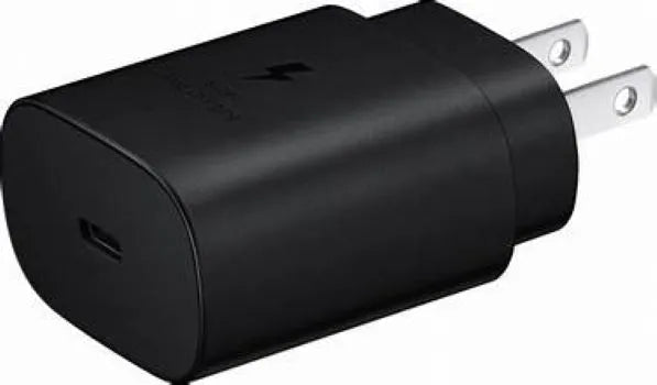 Samsung 25W power adapter by ZAMORA MART, compact charger with USB-C port for fast device charging.