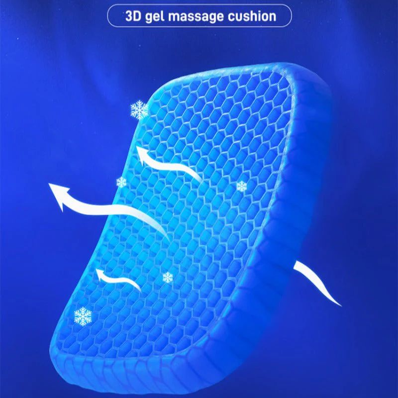 ZAMORA MART silicone ice pad insulated car seat cushion with cooling gel for comfort during drives