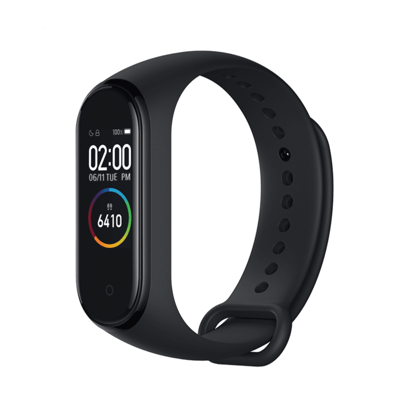 ZAMORA MART smart fitness watch with digital display, black band, and health tracking features on a white background.