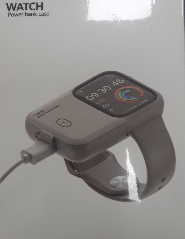 ZAMORA MART smart watch power bank showing a compact portable charger designed for smartwatch charging.