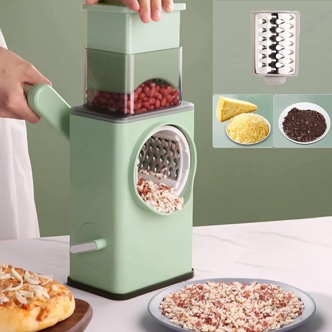 Stainless steel vegetable cutter from ZAMORA MART with sharp blades for efficient vegetable chopping and slicing.