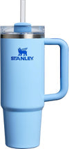 ZAMORA MART stainless steel tumbler with a sleek, insulated design and a clear lid for hot and cold beverages.