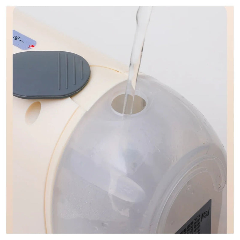 ZAMORA MART steam cleaning machine with a stainless steel body and adjustable steam nozzle for deep cleaning surfaces.