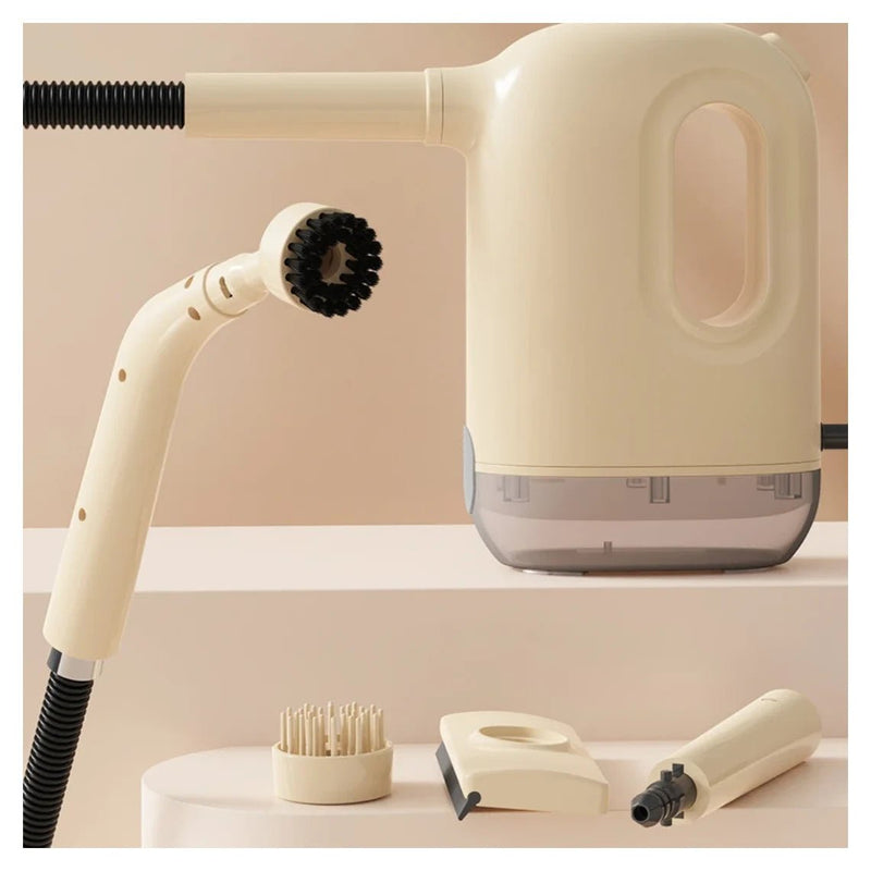 ZAMORA MART steam cleaning machine with a sleek design, suitable for deep cleaning of floors and surfaces.