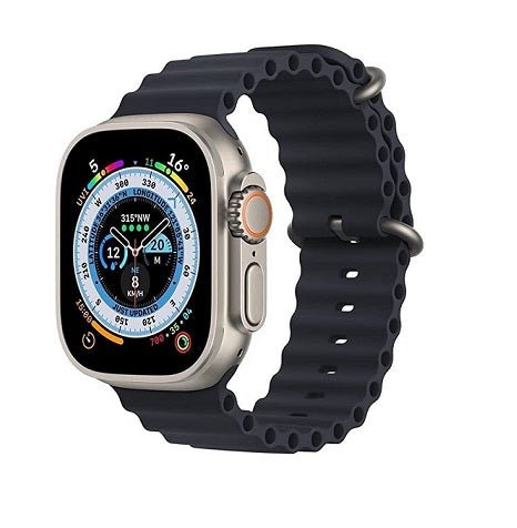 ZAMORA MART T800 Smartwatch with 1.99-inch display showing time, fitness tracking icons, and sleek black band.