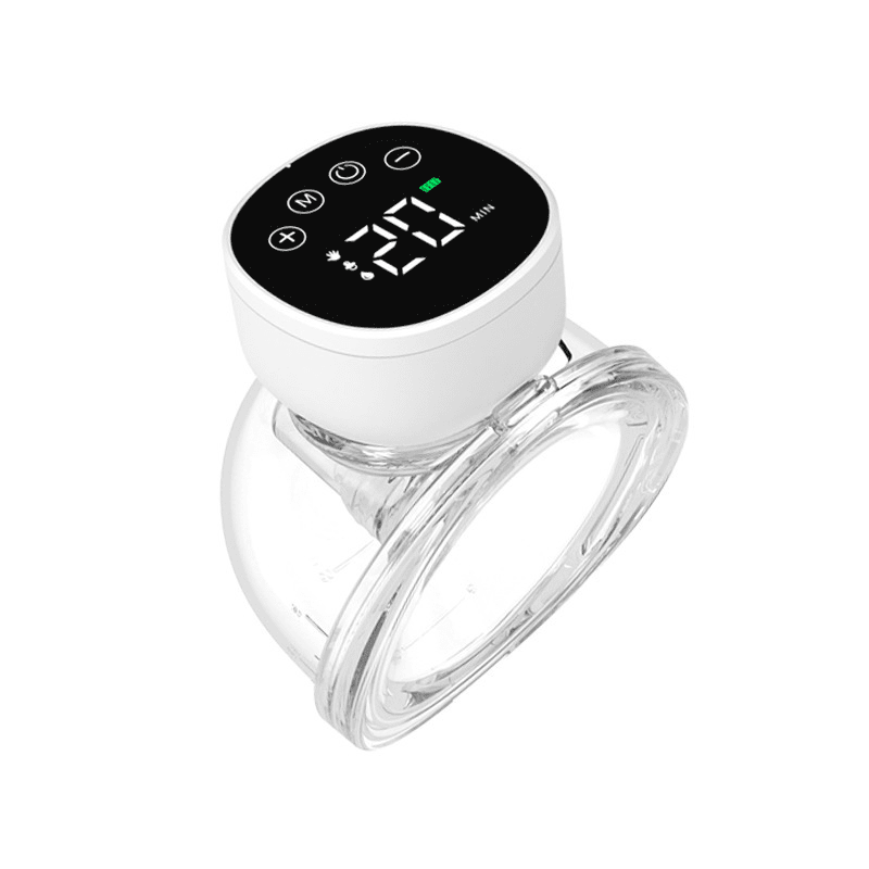Wearable electric breast pump by ZAMORA MART with adjustable flanges and dual motors for efficient milk expression.