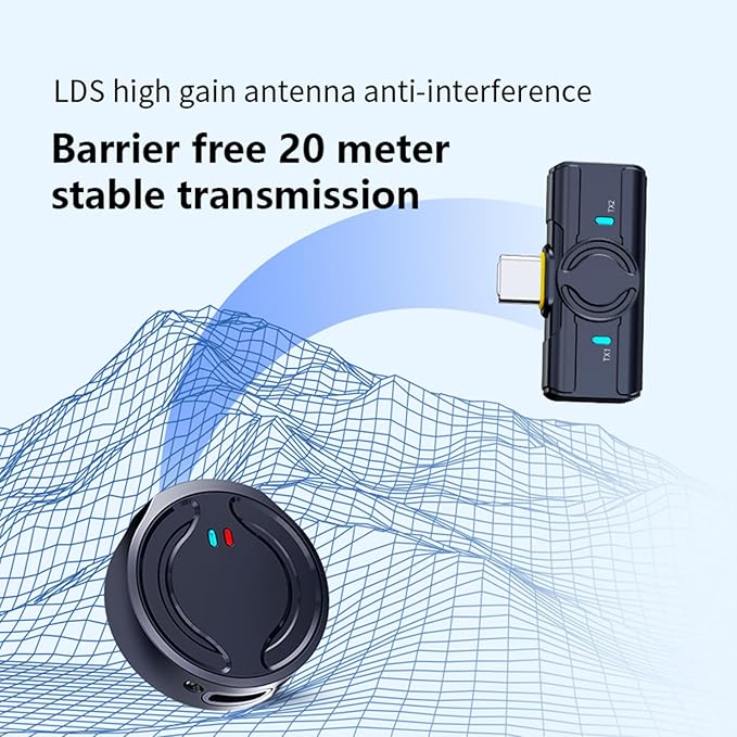 Wireless ZAMORA MART microphone with charging cabin, compact and portable for easy use and charging.