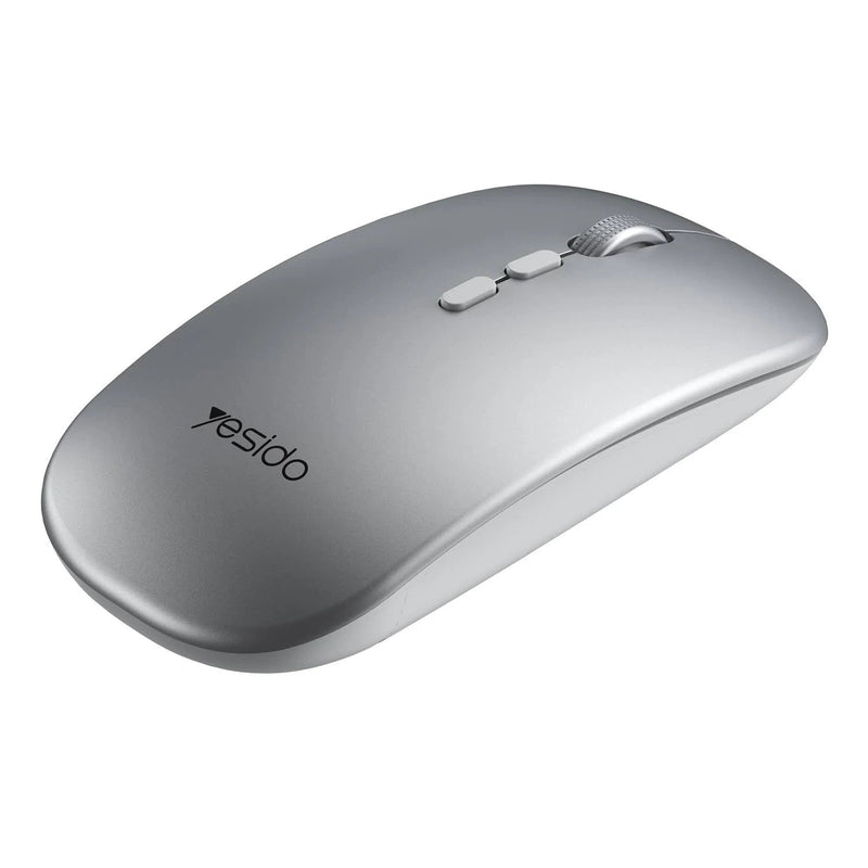 Wireless photoelectric mouse by ZAMORA MART with ergonomic design and adjustable DPI settings, shown on a neutral background.