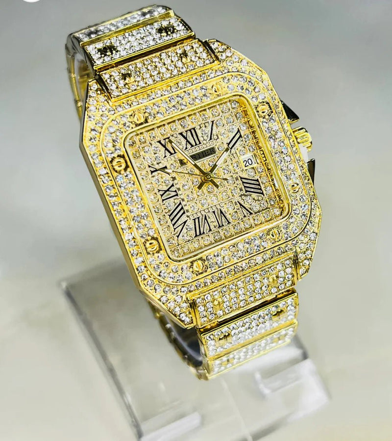 Elegant women's gold watch by ZAMORA MART featuring a round face and sleek strap, perfect for stylish everyday wear.