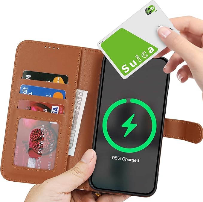 ZAMORA MART Wallet Wireless Power Bank showing a sleek black portable charger with wireless charging pad and USB ports.